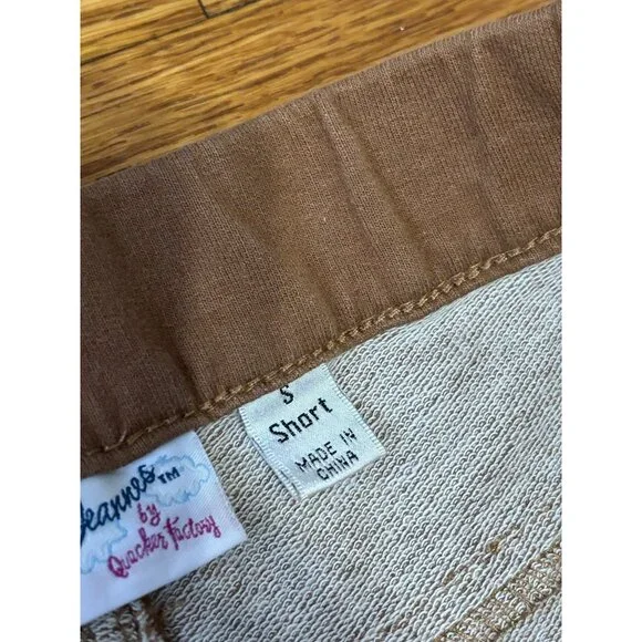 Dream Jeannes by Quacker Factory Womens Pull On Jeans Sz S Petite Brown Stretch - Picture 4 of 6